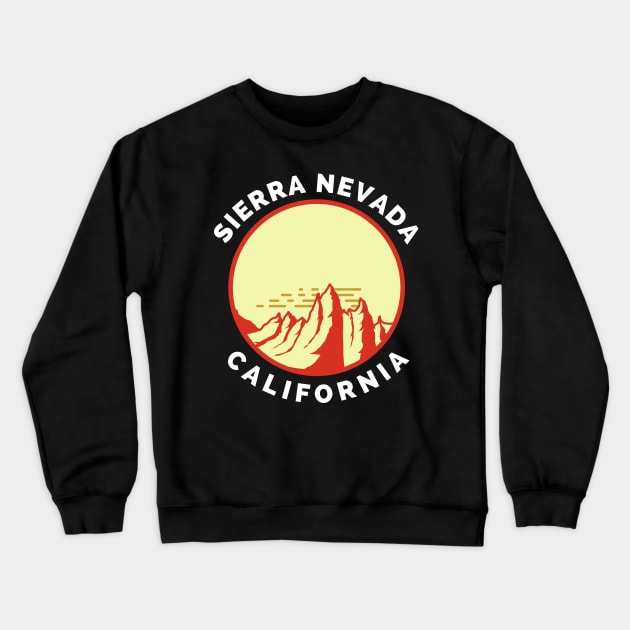 Sierra Nevada California - Sierra Nevada Ski Snowboard Mountain California Yosemite Travel Crewneck Sweatshirt by Famgift